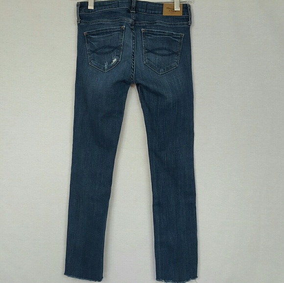 Abercrombie & Fitch Dark Blue Skinny Jeans 00 S - Picture 2 of 4
